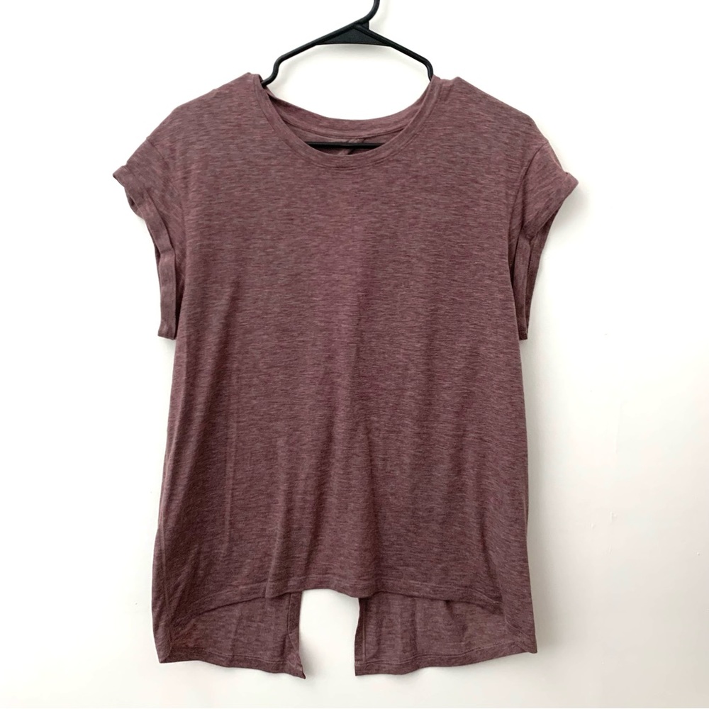 Lululemon Open Back Cap Sleeve Hi/Low Top